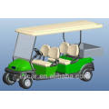 4 seaters Trojan battery electric utility cart with a small cargo golf buggy car